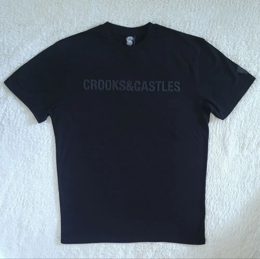 Crooks💰 & Castles🏰 Black🖤 Tee👕 - NWT